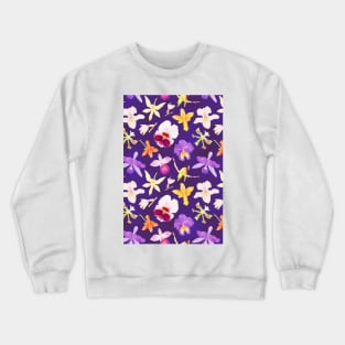 Festive orchids Crewneck Sweatshirt